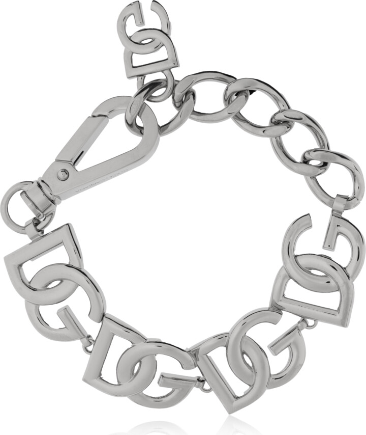 Dolce & Gabbana Bracelet With Logo  - Silver
