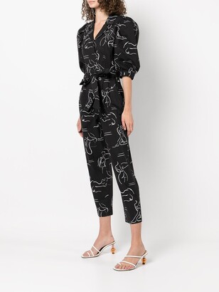 Lhd Casitas abstract-print jumpsuit
