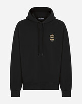 Thumbnail for your product : Dolce & Gabbana Jersey hoodie with embroidery