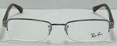 Thumbnail for your product : Ray-Ban New Authentic Eyeglasses Frame Rb 6195 2502 Silver Black Halfrim