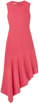 Thumbnail for your product : Michael Kors Collection Asymmetric Stretch-wool Cady Dress