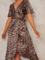 Thumbnail for your product : Chi Chi London Melissa Animal Print Dress, Multi