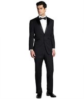 Thumbnail for your product : Joseph Abboud black wool two-button tuxedo with flat front pants