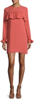 Thumbnail for your product : WAYF Rochester Ruffled Shift Dress, Coral