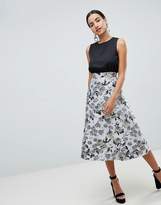 Thumbnail for your product : AX Paris Prom Dress With Jacqaurd Skirt
