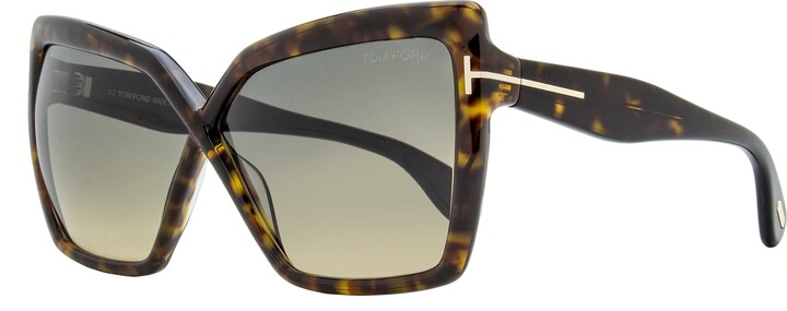 Tom Ford Women's Fiore Sunglasses TF1195 52B Dark Havana 63mm