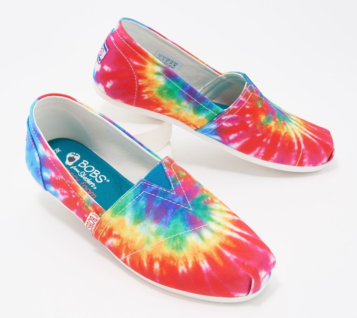 tie dye bobs shoes