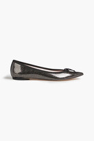 Thumbnail for your product : Repetto Brigitte glittered patent-leather point-toe flats