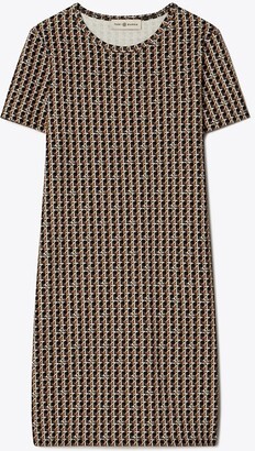 Tory Burch Basket-Weave T-Shirt Dress - ShopStyle