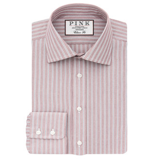 Thomas Pink Edwin Stripe Classic Fit Button Cuff Shirt