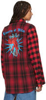 Thumbnail for your product : Marcelo Burlon County of Milan Red and Black Cupido Shirt