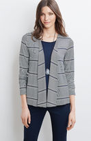 Thumbnail for your product : J. Jill Wearever striped easy jacket
