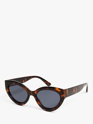 MANGO Cat Eye Sunglasses, Tortoiseshell