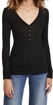 Thumbnail for your product : Enza Costa Tencel Cashmere Baby Rib Henley