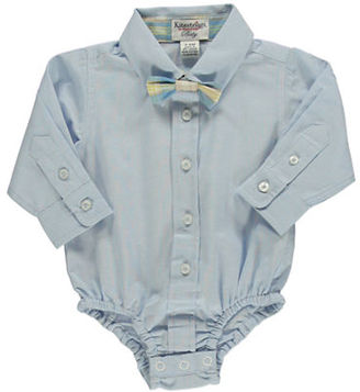 Hartstrings Baby Boys Cotton Oxford Bodysuit