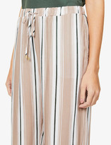Thumbnail for your product : Hanro Stripe mid-rise woven pyjama bottoms