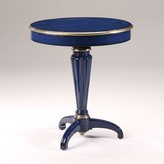 Thumbnail for your product : The Well Appointed House Blue Lacquer Round Accent Table