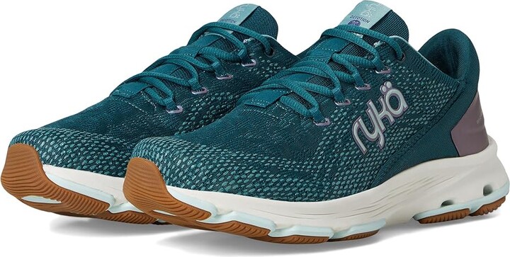 Ryka Devotion X Walking Shoes Women's Shoes Dark Sea Green Mesh Fabric : 12 D - Wide Textile