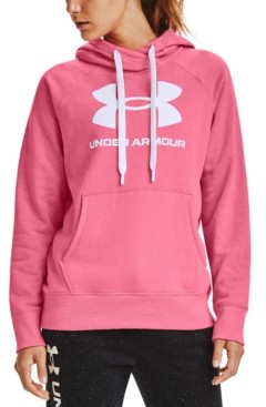 under armour hoodie fashion pink