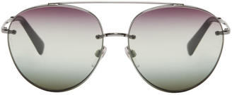 Valentino Silver Glamtech Ruth Sunglasses