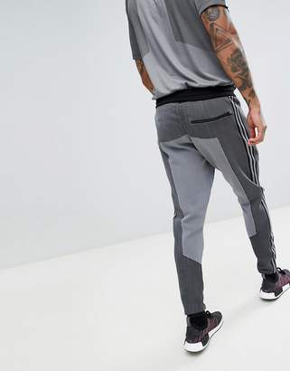 adidas PLGN Knitted Sweatpants In Skinny Fit In Black CW5112