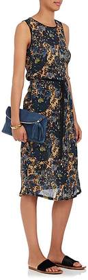 Raquel Allegra Women's Floral Cotton-Silk Sleeveless Dress