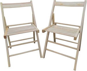 Highland Dunes Folding Chair-2/S Foldable Style -Natural