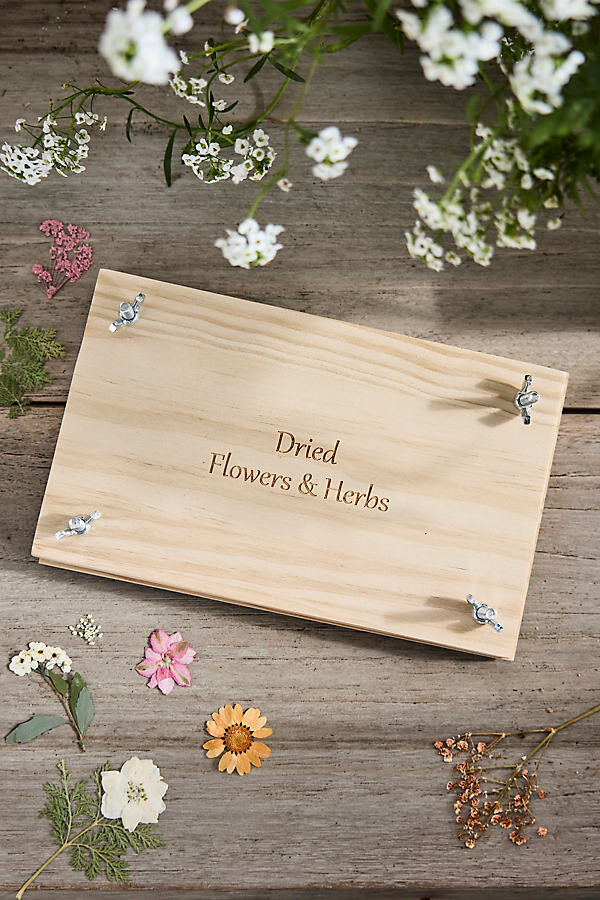 Wooden Floral Press at Terrain