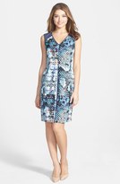 Thumbnail for your product : Marc New York 1609 Marc New York by Andrew Marc Abstract Print Shift Dress