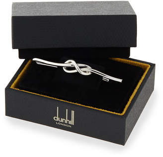 Dunhill Twisted Sterling Silver Knot Tie Bar