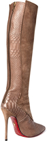 Thumbnail for your product : Cesare Paciotti Tall Snake Pointed-Toe Boot