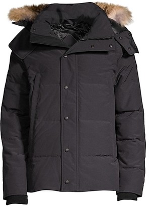 mens slim fit parka jacket