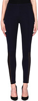 Thumbnail for your product : MICHAEL Michael Kors Contrast leather panel trousers