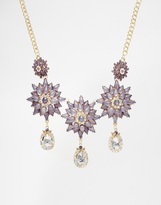 Thumbnail for your product : Liquorish Floral Statement Necklace