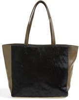 Thumbnail for your product : Elizabeth and James 'James' Genuine Calf Hair & Leather Tote