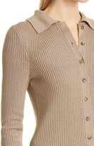 Thumbnail for your product : La Ligne Silk & Cashmere Button-Up Sweater