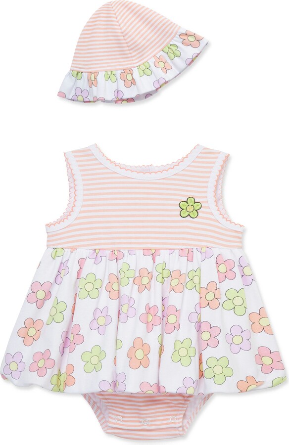 Fun Daisy Skirted Bodysuit & Hat Set
