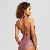 Thumbnail for your product : Mossimo Women's Mesh Inset Triangle Bikini Top