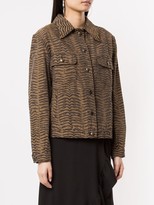 Thumbnail for your product : Fendi Pre-Owned 1990s Zebra Pattern Long-Sleeve Jacket