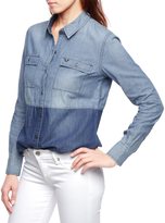 Thumbnail for your product : True Religion Utility Colorblock Womens Shirt