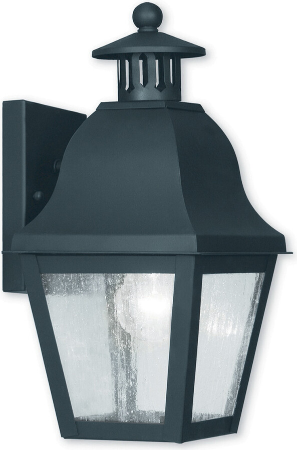 Livex Lighting Livex Amwell 1-Light Black Outdoor Wall Lantern