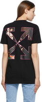 Thumbnail for your product : Off-White Black Sprayed Caravaggio Slim T-Shirt