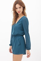 Thumbnail for your product : Forever 21 Chiffon Surplice Romper