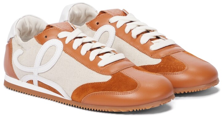Loewe Ballet Runner leather sneakers ShopStyle Low Top Trainers