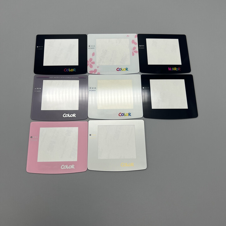 NICOS 2.45 inch original size glass lens mirror for Gameboy color gbc GBC LCD screen lens