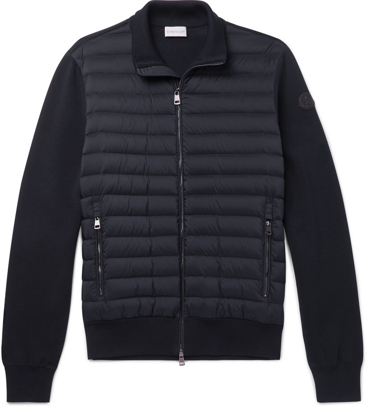 Moncler Slim-Fit Panelled Cotton-Blend 
