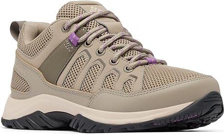 Columbia Granite Trailtm Women's Shoes Pebble/Dark Lavender : 11 B - Medium Leather/Rubber