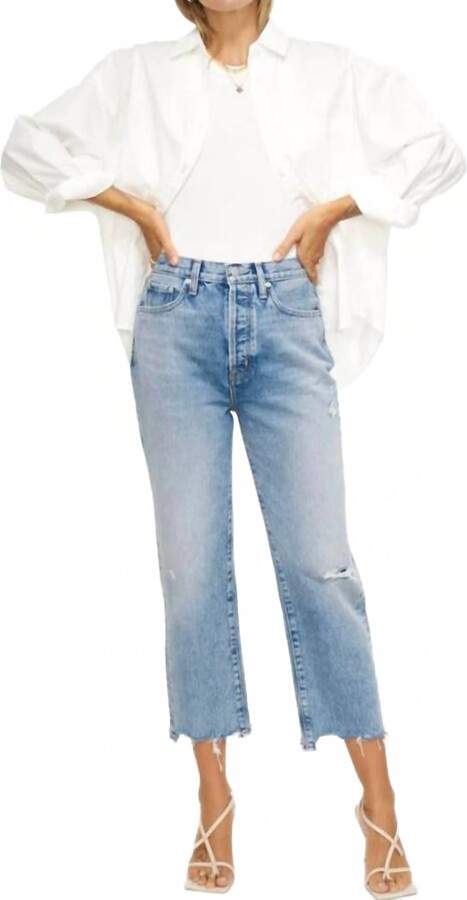 Pistola Denim Cassie Super High Rise Crop Jeans In University