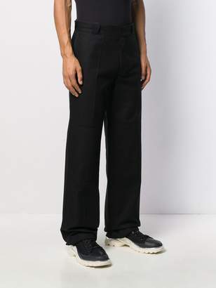 Raf Simons flared tailored trousers