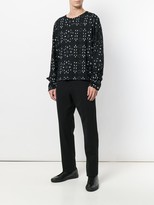 Thumbnail for your product : Ann Demeulemeester Broderie Anglaise Print Sweatshirt